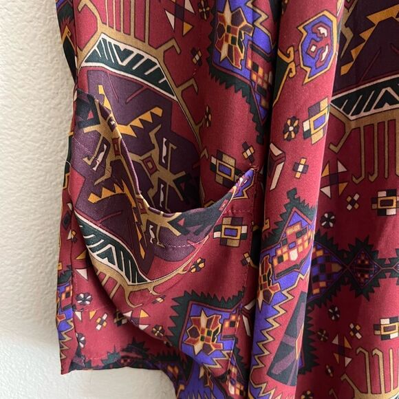 Silence + Noise Aztec Print Flowy Kimono Cardigan - Picture 4 of 6